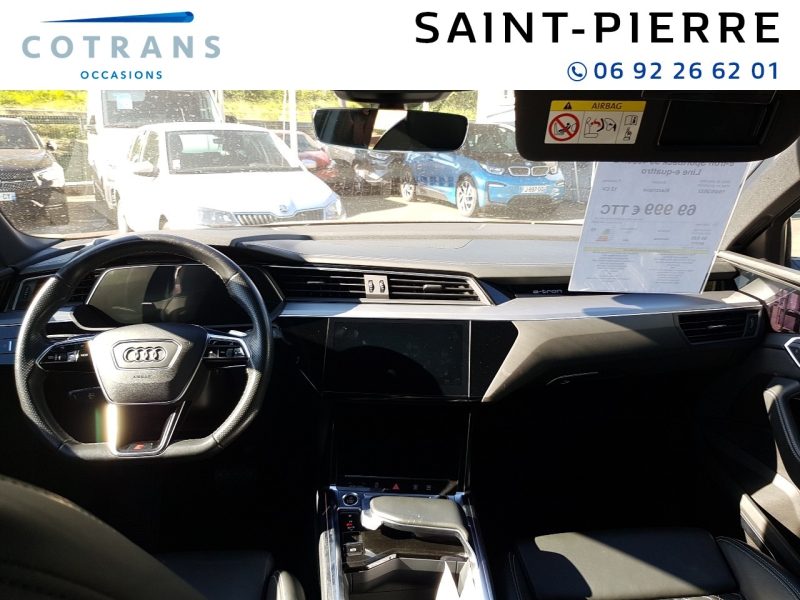 Photo 4 du véhicule AUDI e-tron Sportback 55 408ch S Line e-quattro - Vue extérieure