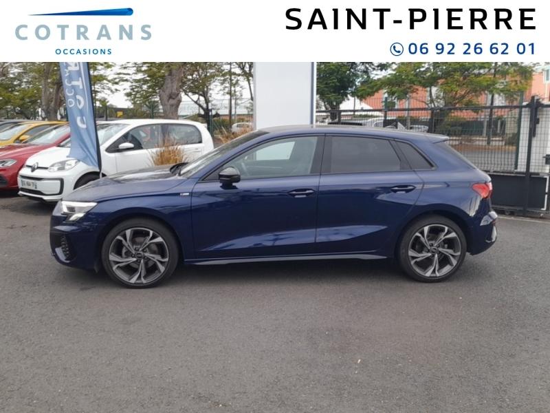 Photo 9 du véhicule AUDI A3 Sportback 30 TFSI 110ch Mild Hybrid S line S (…) - Vue extérieure