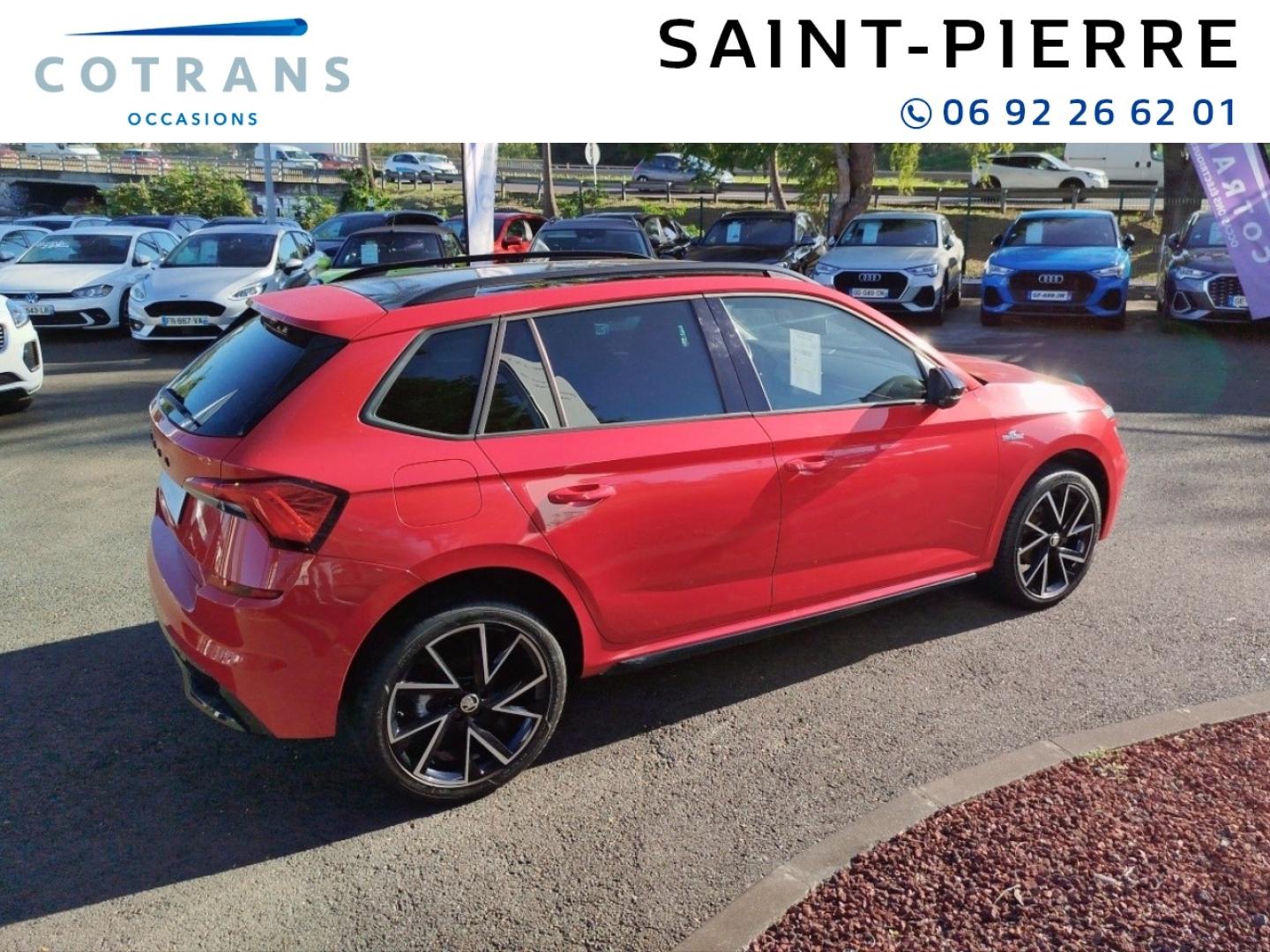 Photo 10 du véhicule SKODA Kamiq 1.0 TSI Evo 110ch Monte-Carlo DSG7 - Vue extérieure