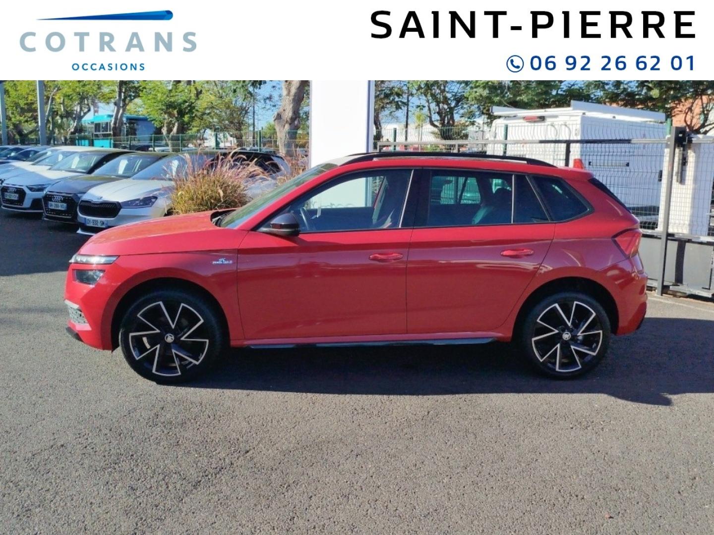 Photo 11 du véhicule SKODA Kamiq 1.0 TSI Evo 110ch Monte-Carlo DSG7 - Vue extérieure