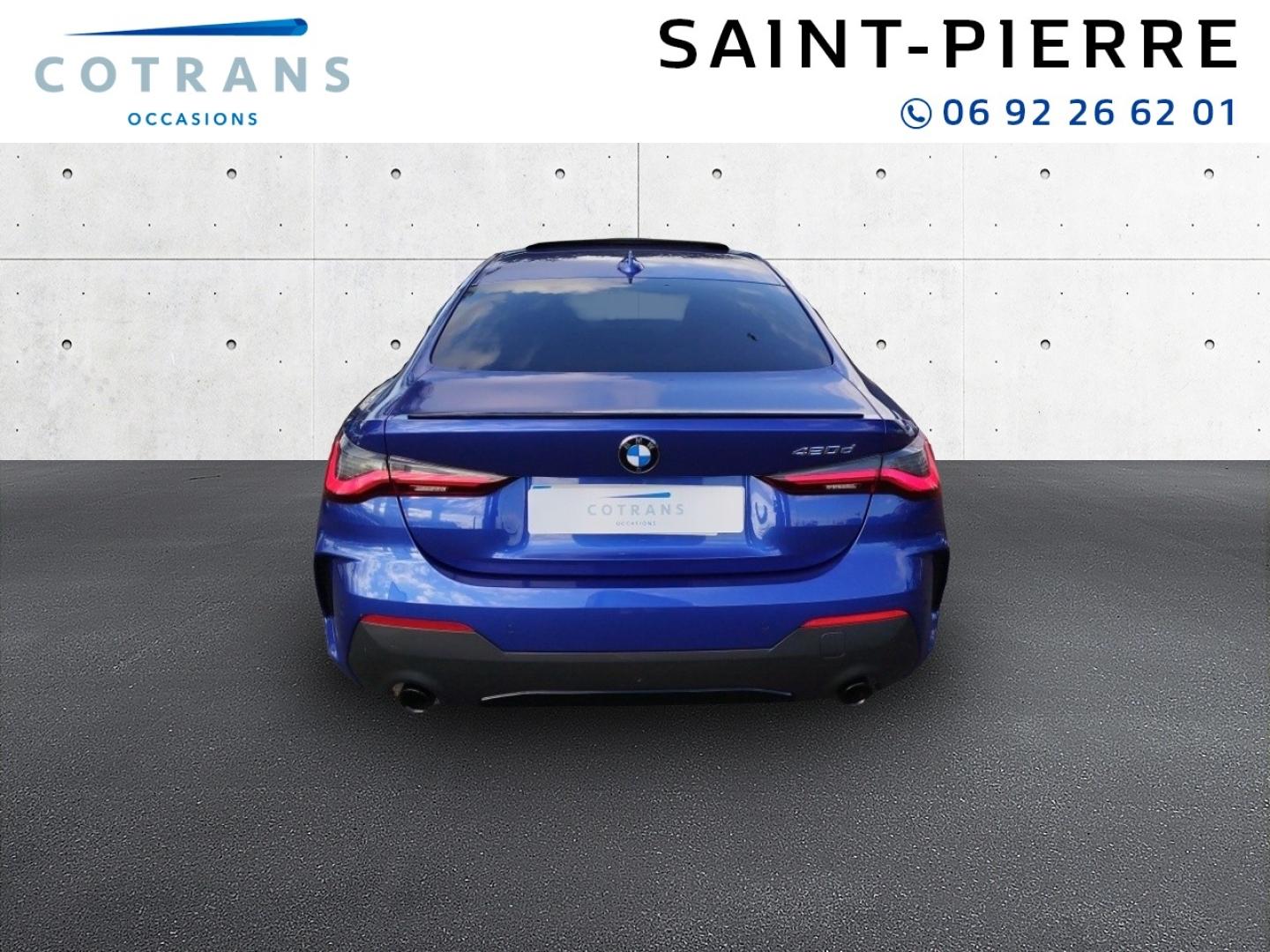 Photo 2 du véhicule BMW Série 4 Coupé 420dA 190ch M Sport - Vue extérieure