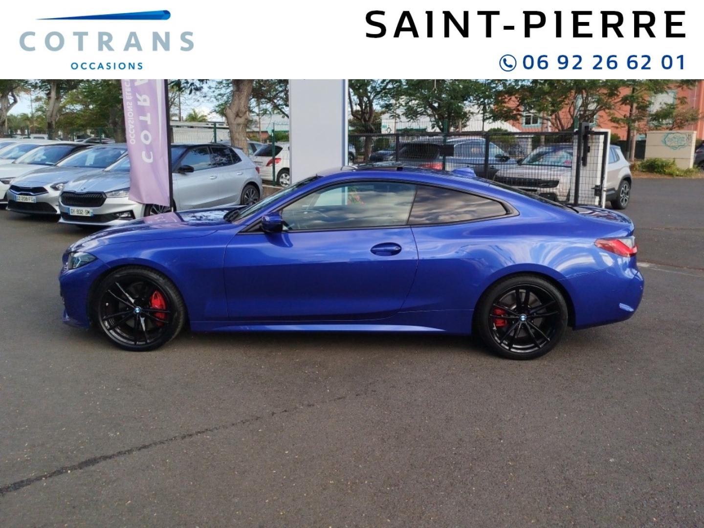 Photo 11 du véhicule BMW Série 4 Coupé 420dA 190ch M Sport - Vue extérieure