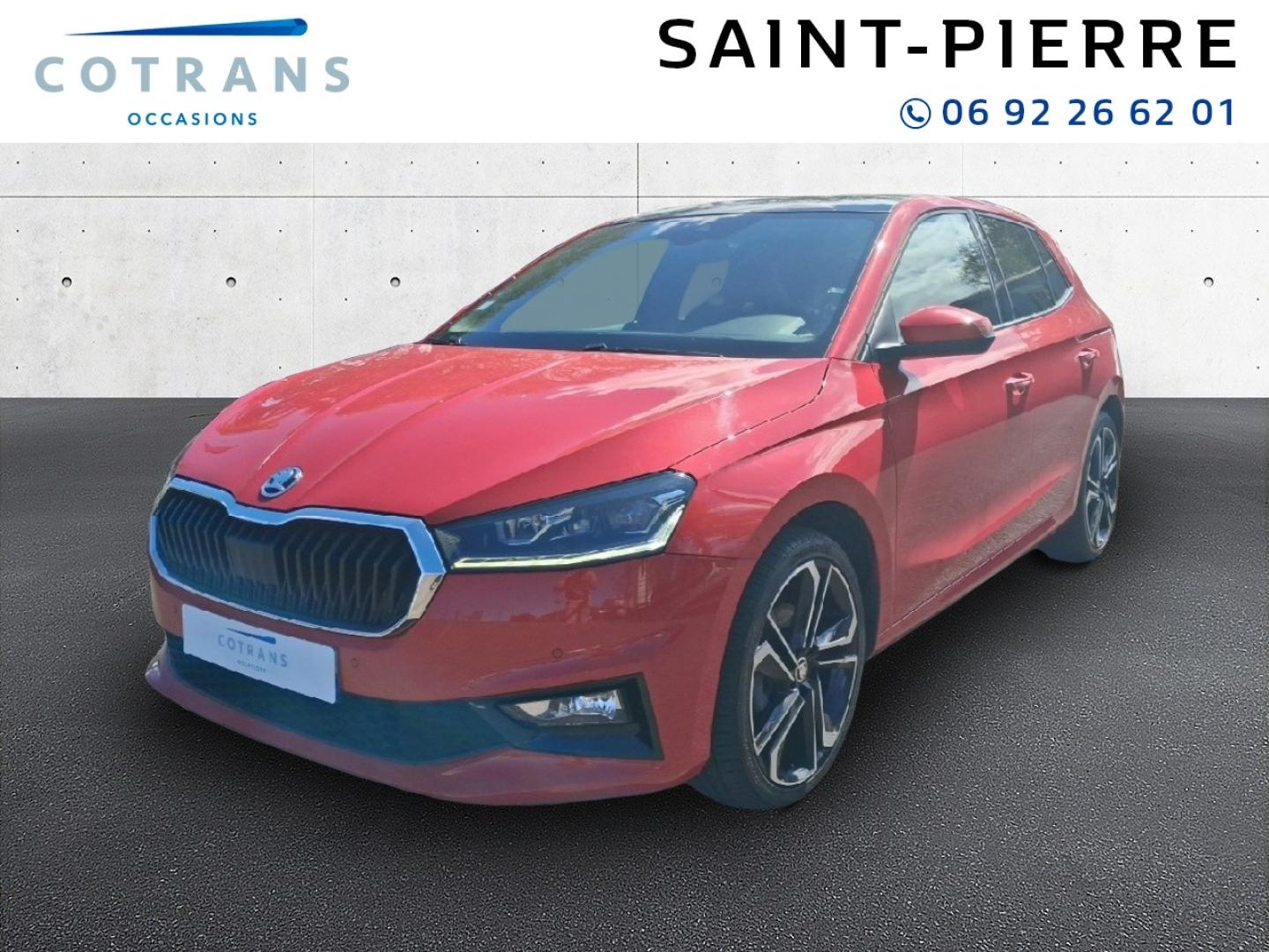 Photo 1 du véhicule SKODA Fabia 1.0 TSI 110ch SPORT EDITION - Vue extérieure