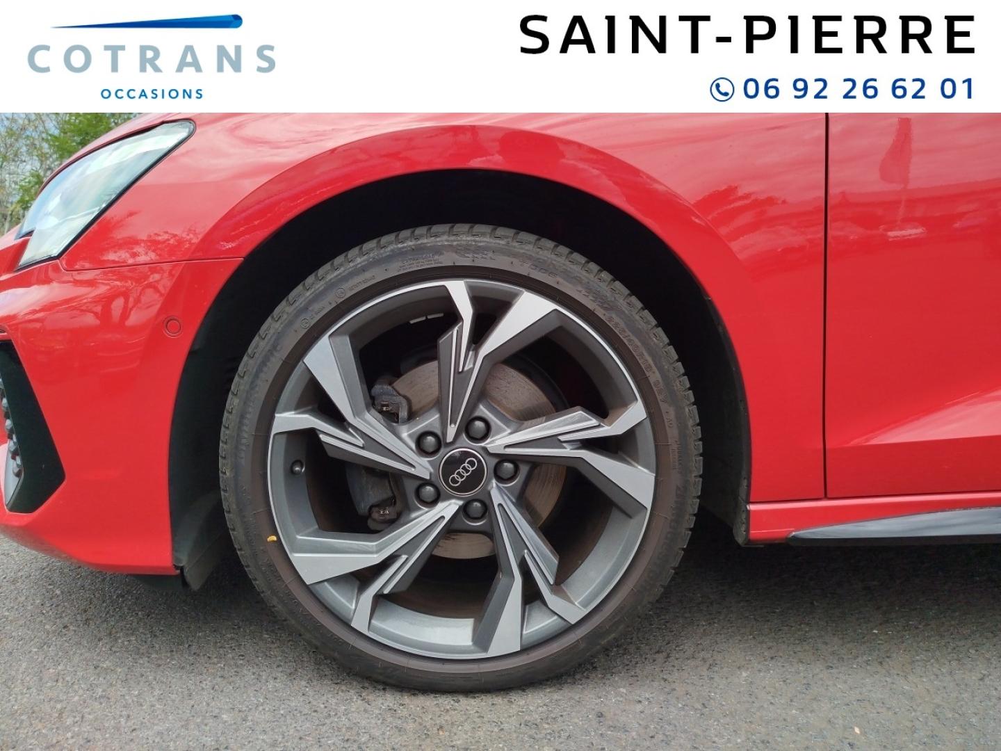 Photo 6 du véhicule AUDI A3 Sportback 35 TFSI 150ch Mild Hybrid S line S&nbsp;(…) - Vue extérieure