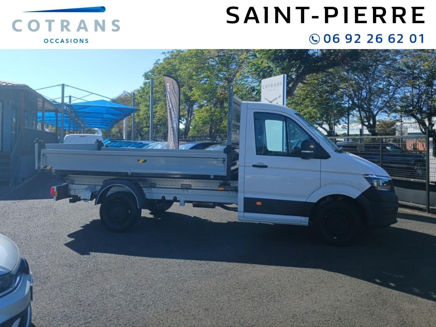 Photo 10 du véhicule VOLKSWAGEN Crafter PlatCb 35 L3 2.0 TDI 140ch Business Traction + - Vue extérieure